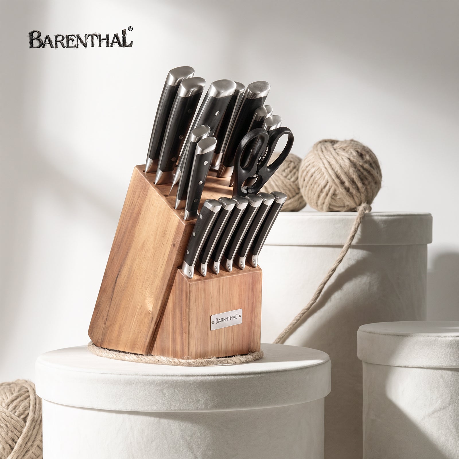 Barenthal 17-Piece Knife Set with Block