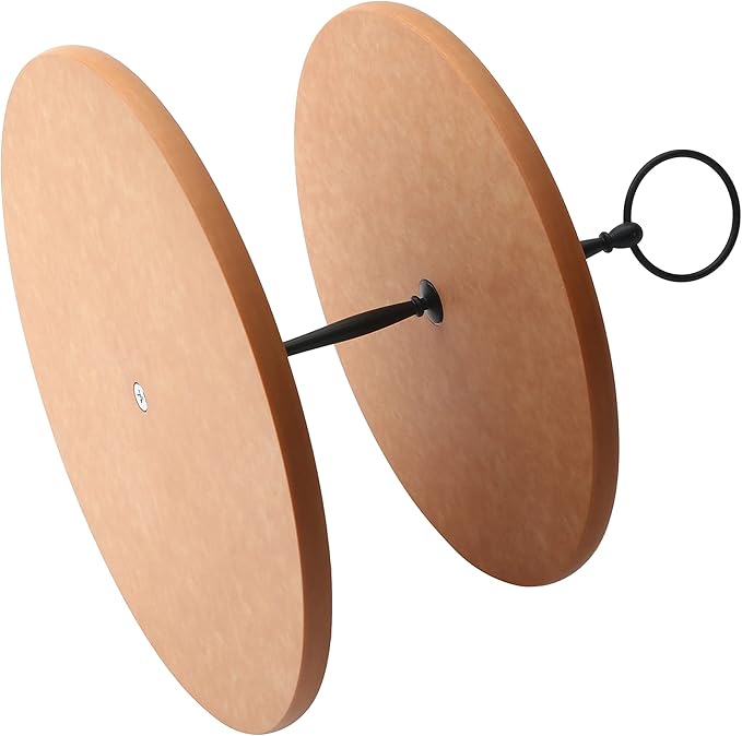 Barenthal 2-tier wood fiber cake stand, stacked tray for dessert display, stylish wood texture design.