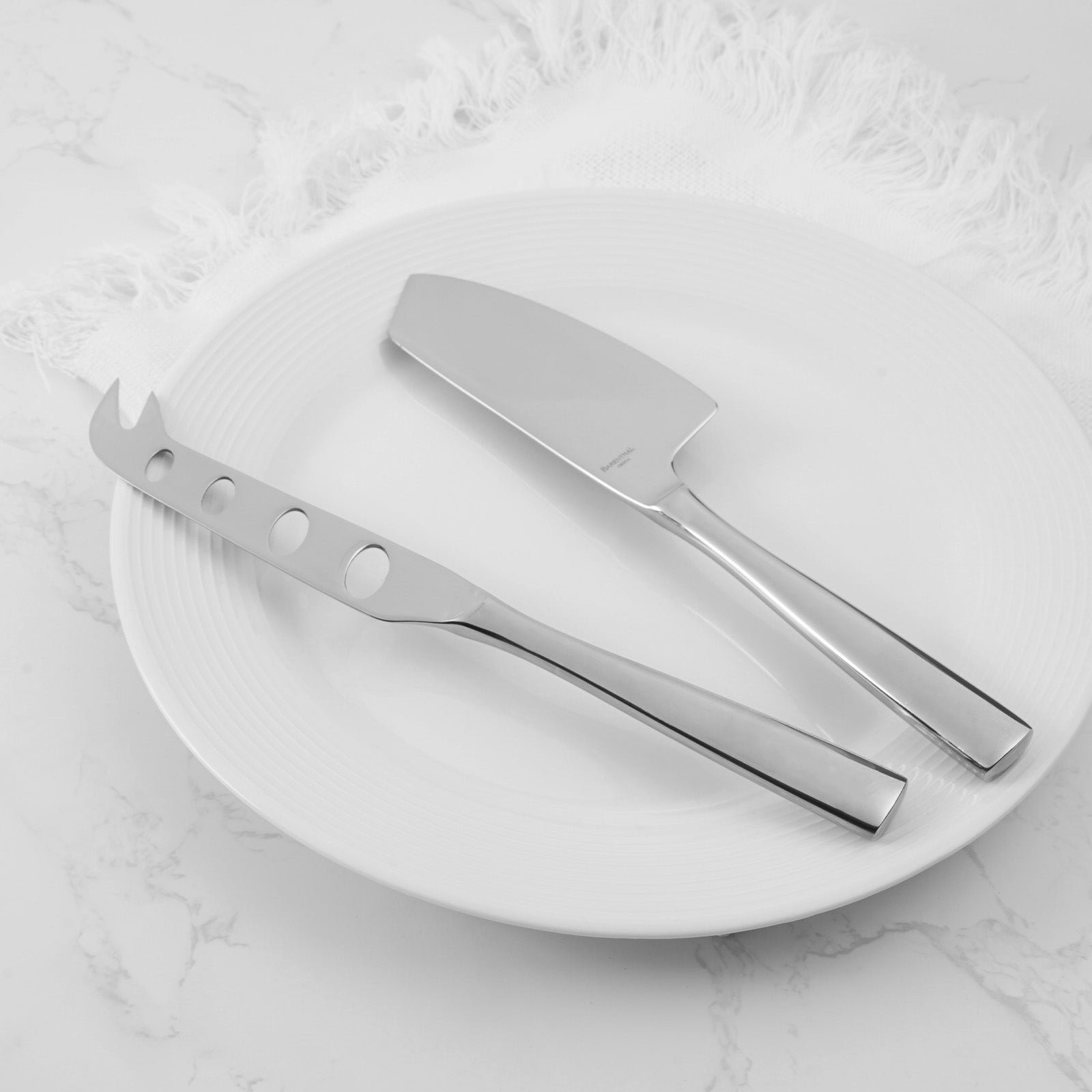 Barenthal 2-Piece Cheese Knife Set, includes cutting knife and carving knife, perfect for cheese platters and table use