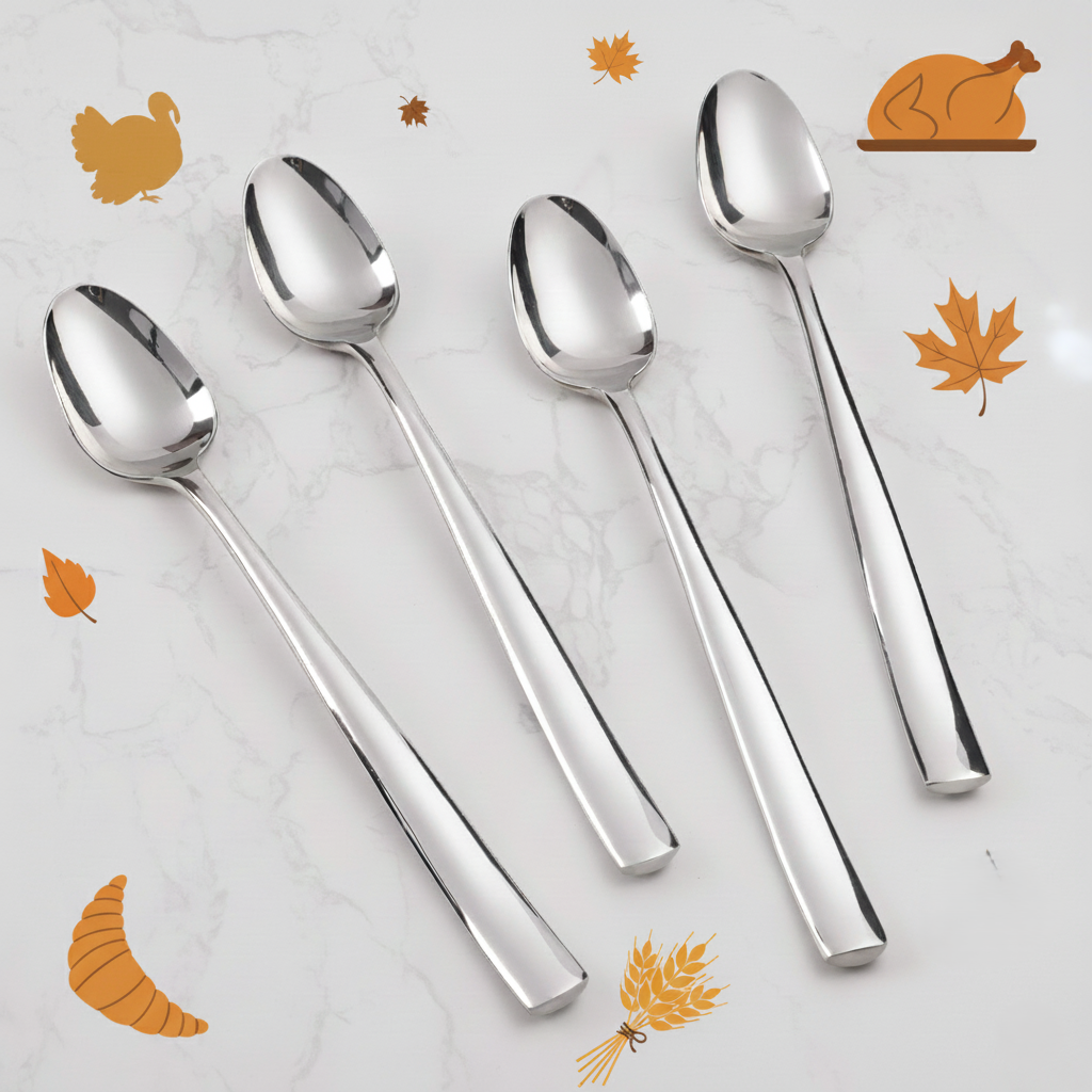 Coutour Ice Teaspoons,Set of 4