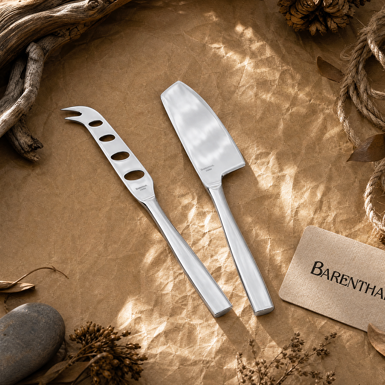 Marin 2-Piece Cheese Knife Set