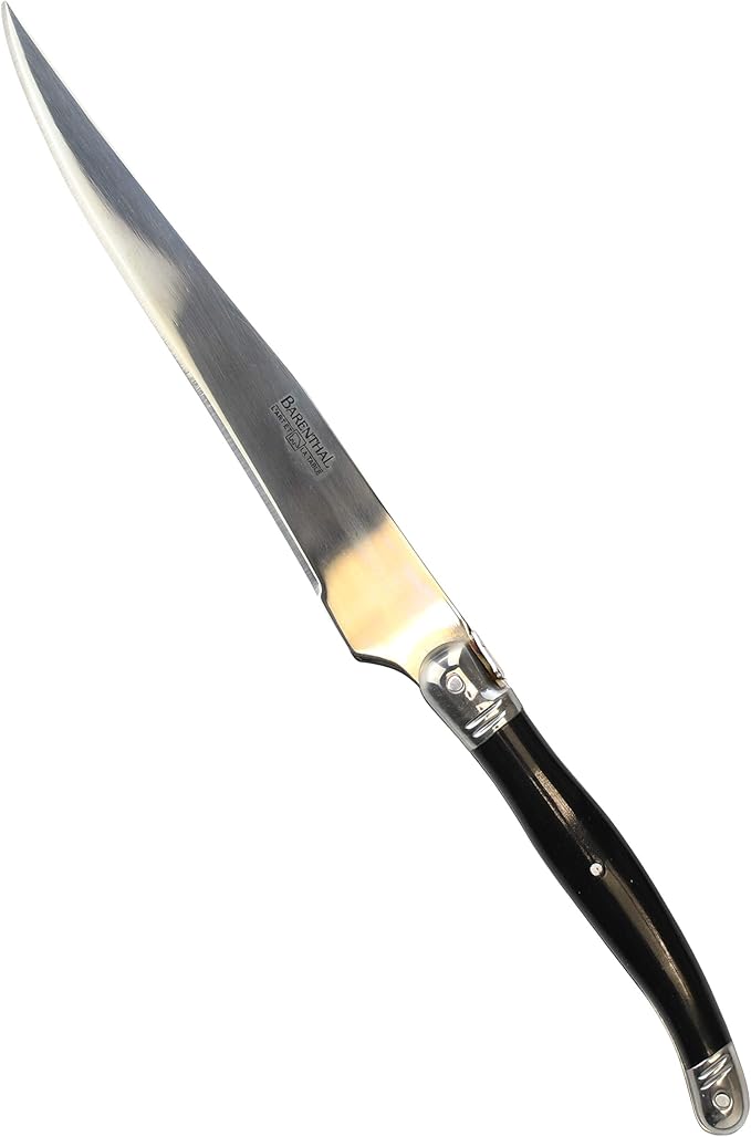 Barenthal stainless steel carving fork and knife set, 2-piece set, made of 18/10 stainless steel, suitable for cooking and table use.
