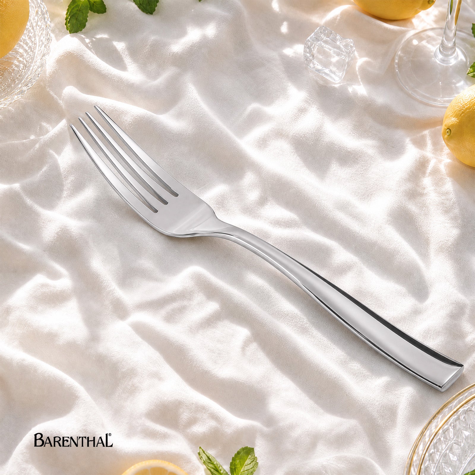 Barenthal Marin Dinner Fork - polished stainless steel flatware fork, elegant design for everyday dining