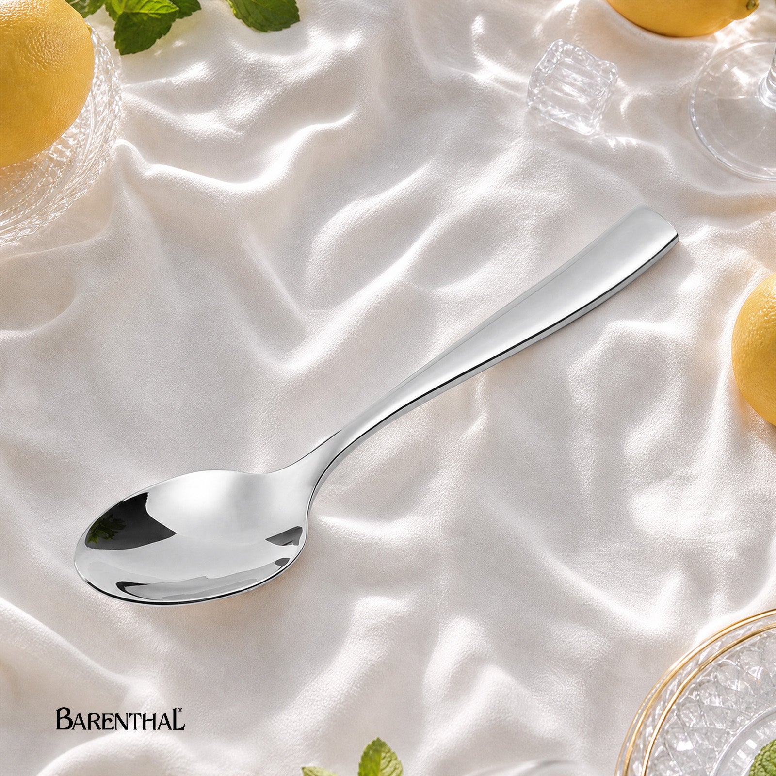 Barenthal Marin Dinner Spoon - polished stainless steel flatware spoon, elegant design for everyday dining