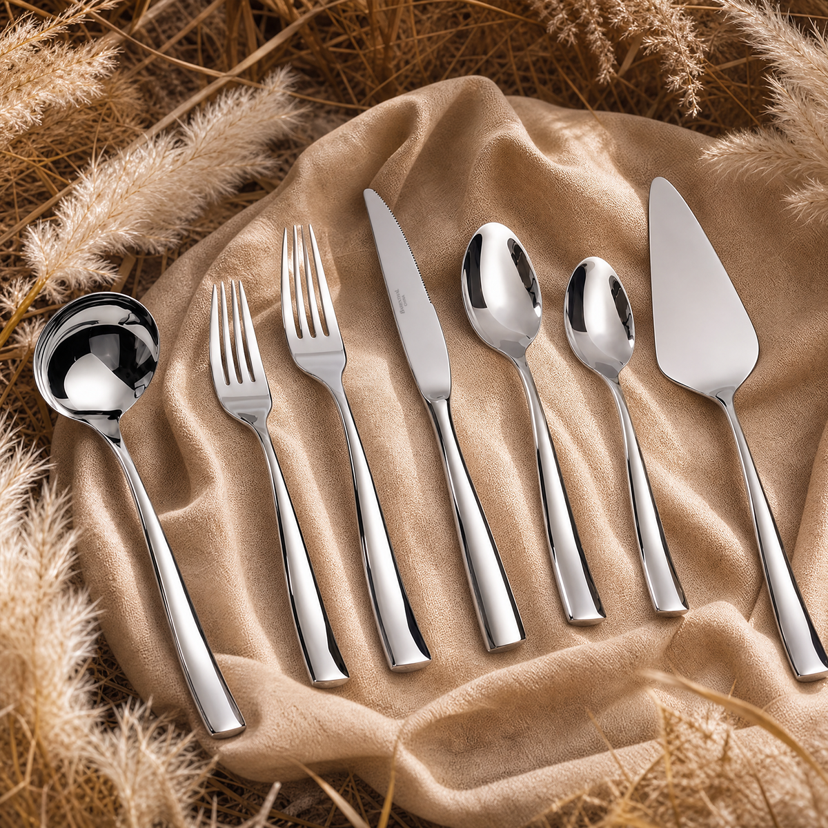 Couture 64-Piece Silverware Set for 12