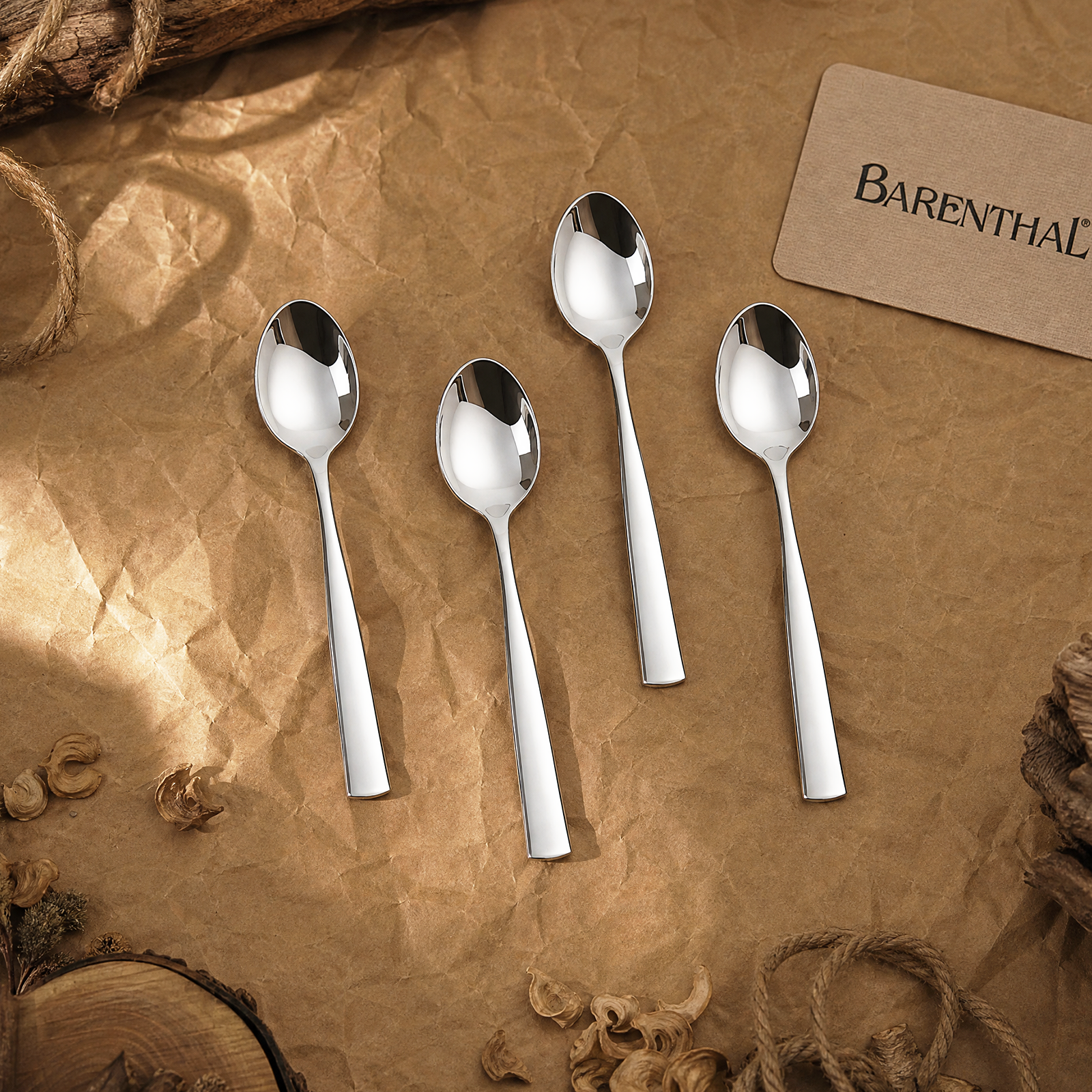 Couture Teaspoons, Set of 4