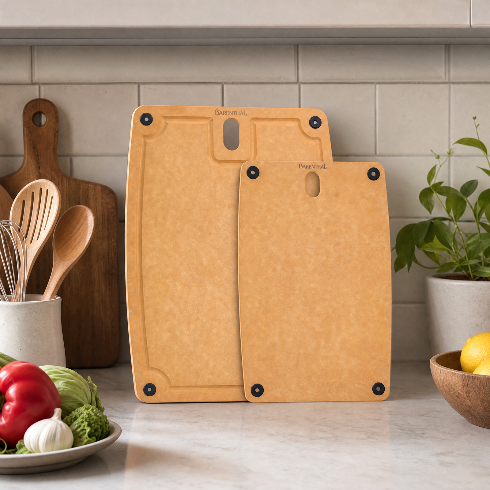 Barenthal 2-Piece Eco-Friendly Composite Cutting Board Set
