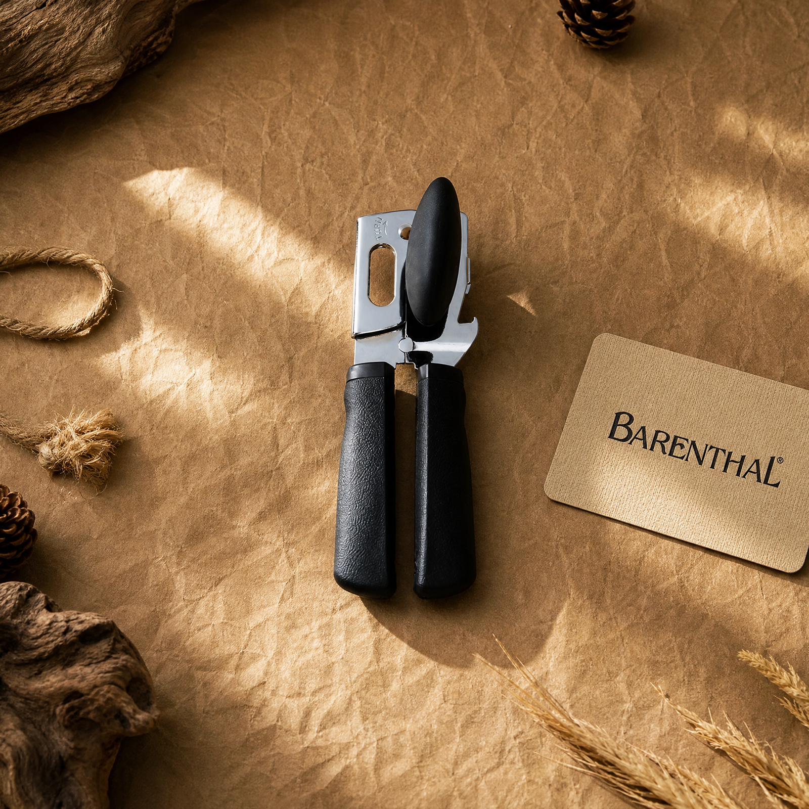 Barenthal Manual Can Opener with Built-in Bottle Opener