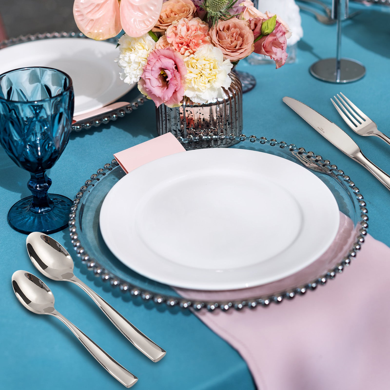 Marin Mirror Dinner Spoons, Set of 4