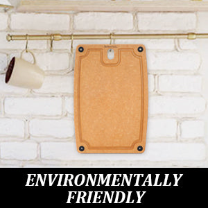 Barthel 2-piece eco-friendly composite cutting board set, kitchen cutting boards in different sizes with green eco-design.