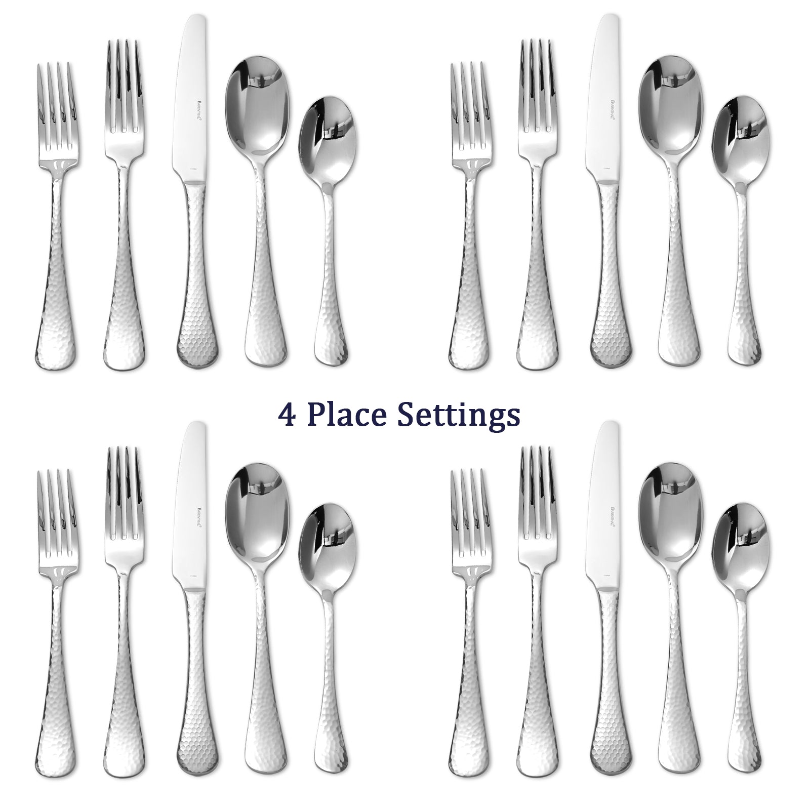Bastia 20-Piece Silverware Set, Service for 4
