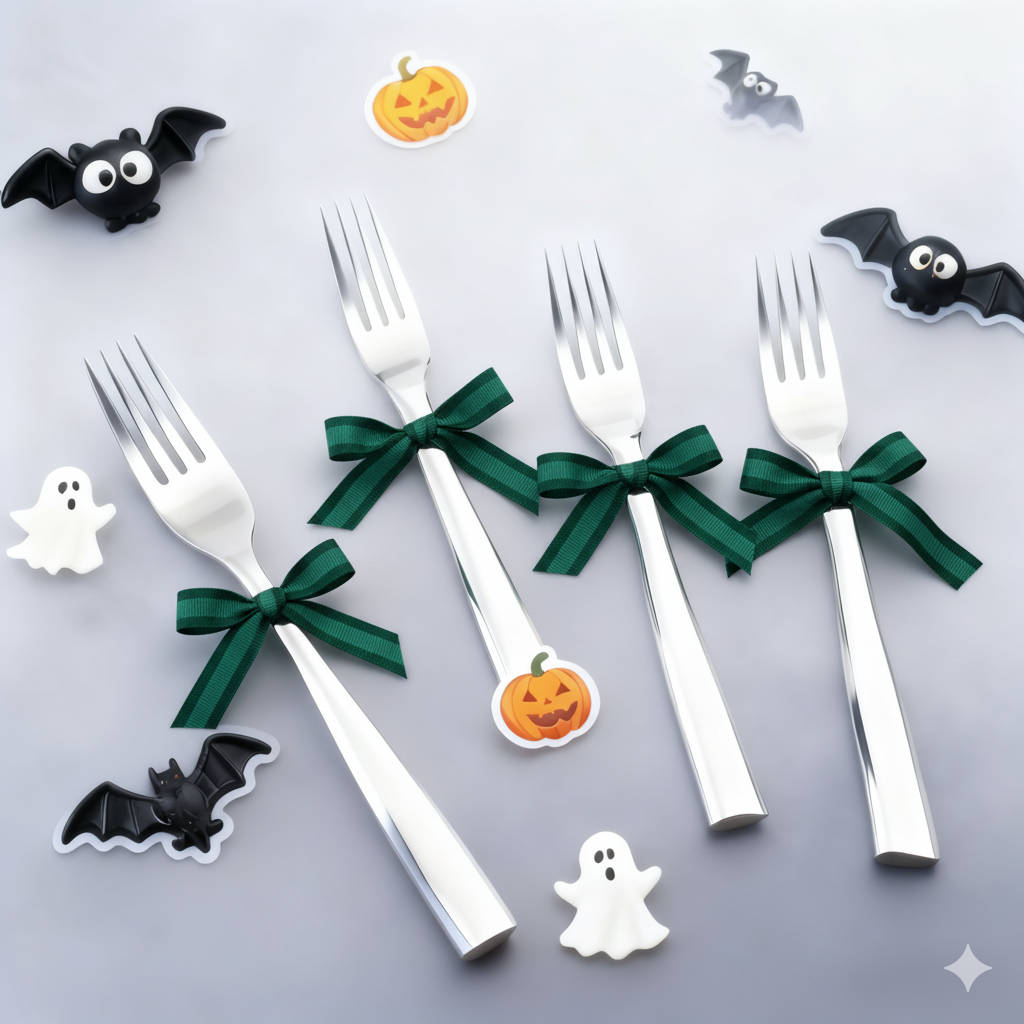 Coutour Salad Forks, Set of 4