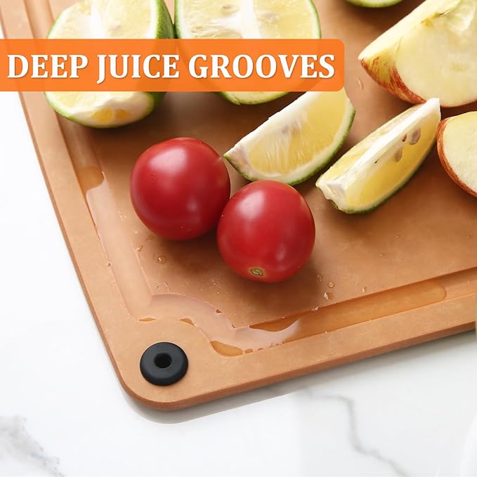 Barenthal 2-piece eco-friendly composite cutting board set, sturdy durable kitchen cutting tools with eco-friendly design, elegant and practical.