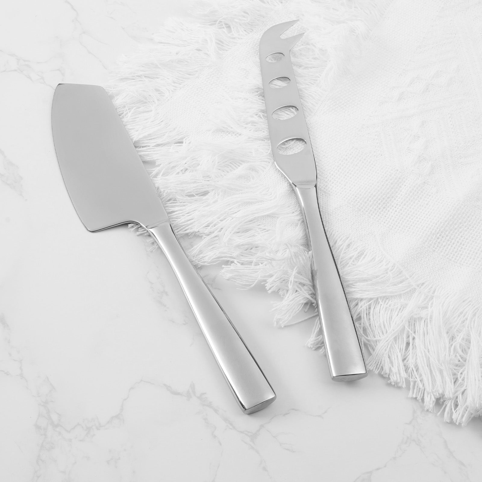 Barenthal Marin 2-Piece Cheese Knife Set, assorted cheese knives, practical kitchen tool set for cutting all kinds of cheese