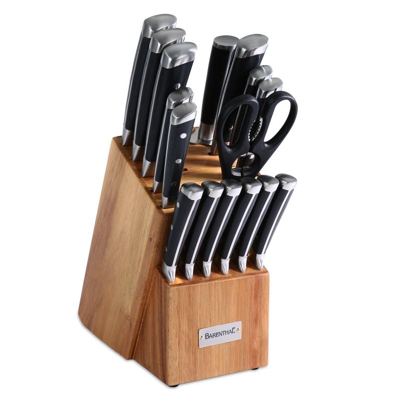 Barenthal practical cookware set including pots and frying pans, perfect for home kitchen, features sleek stainless steel surface and sturdy handles.