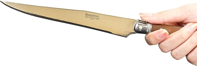 Barenthal stainless steel carving fork and knife set, 2-piece set, made of 18/10 stainless steel, suitable for cooking and table use.