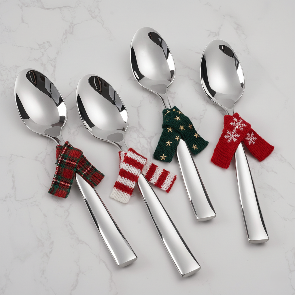 Coutour Dinner Spoons, Set of 4