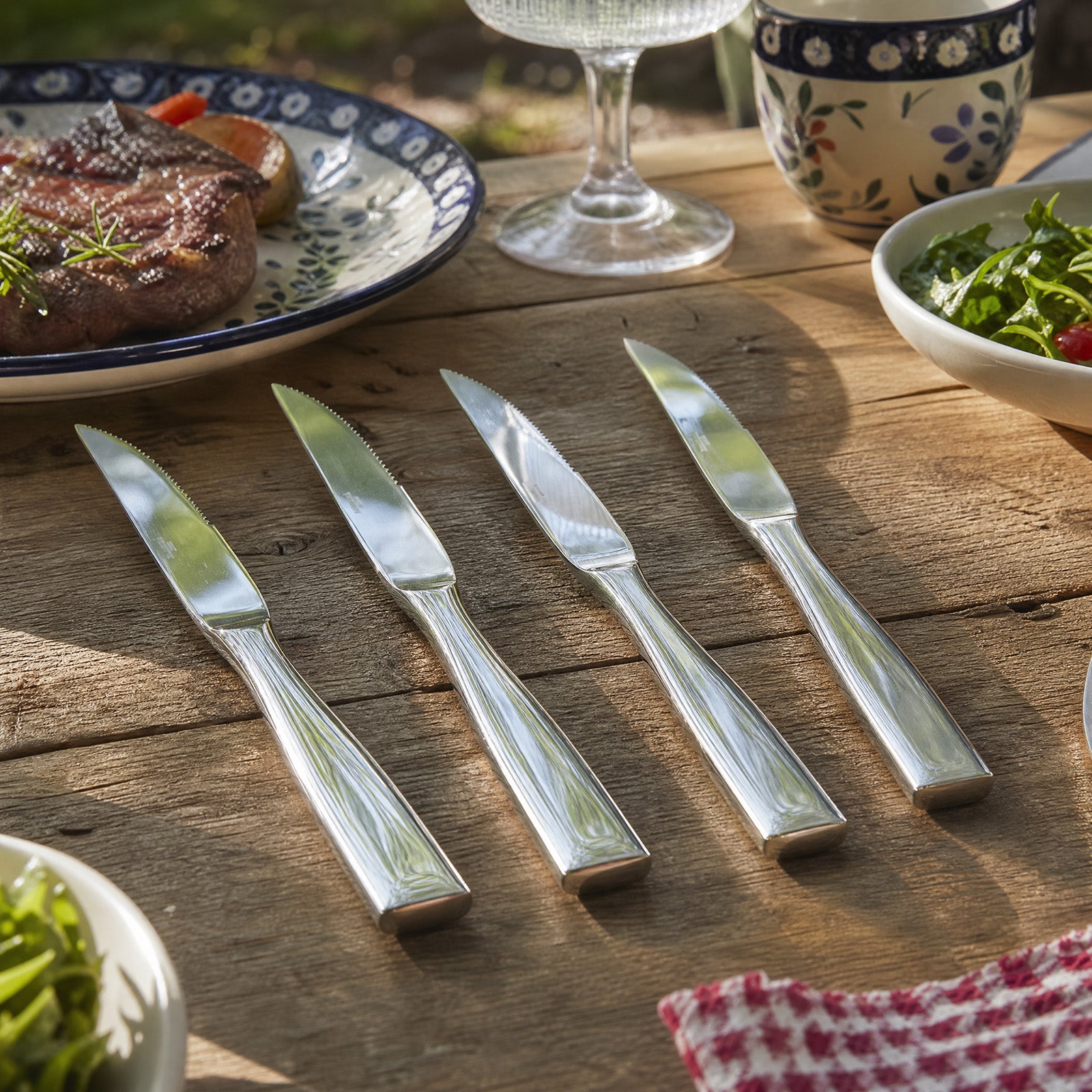 Marin Mirror Steak Knives, Set of 4